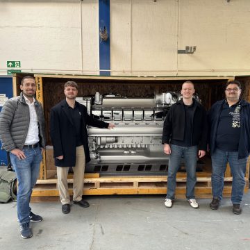 Ein MTU-Messemotor bekommt ein zweites Leben